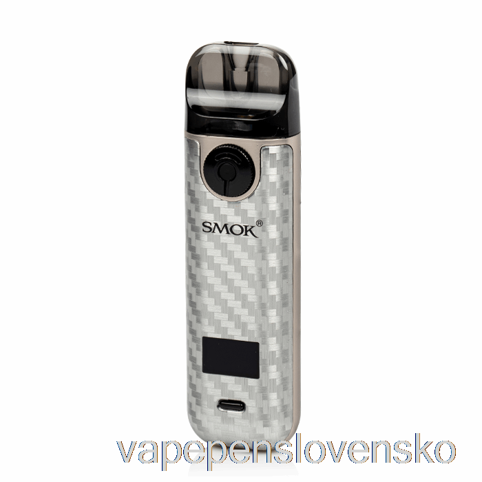 Smok Novo 4 25w Pod Kit Strieborné Pero Z Uhlíkových Vlákien